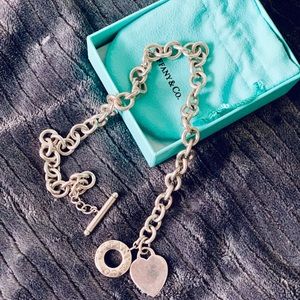 Tiffany’s heart tag toggle necklace